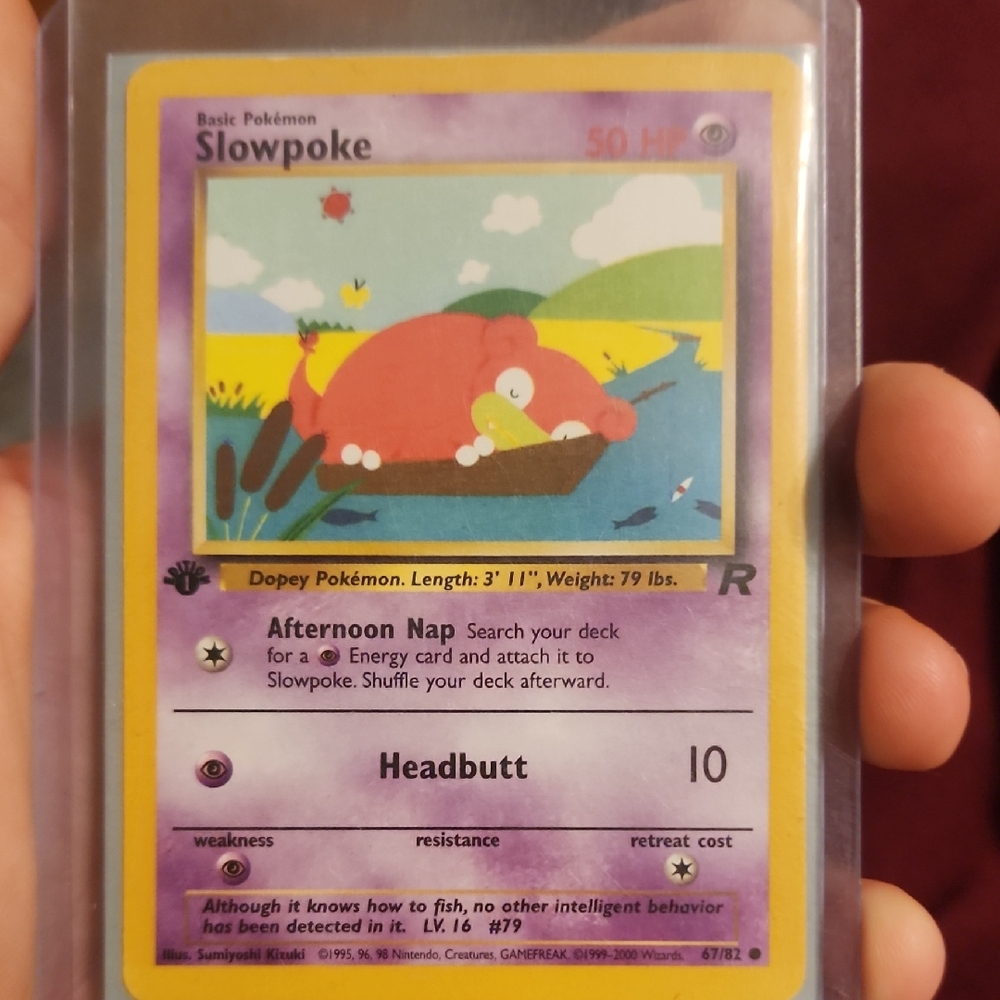 Slowpoke Pokémon Card